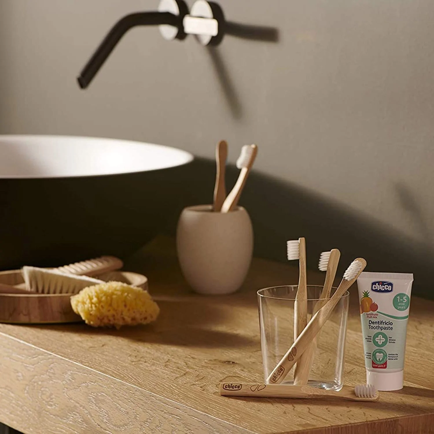 CHICCO BAMBOO TOOTHBRUSH 3Y+