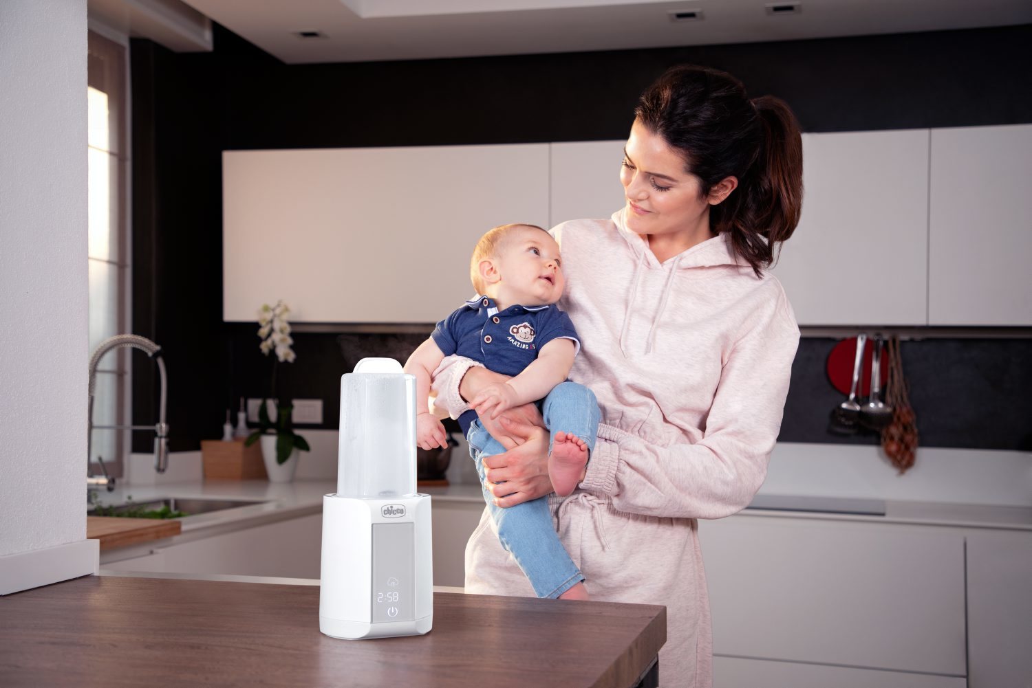 Chicco 4-in-1 Digital Bottle Warmer with Sterilizer for Warming Breastmilk