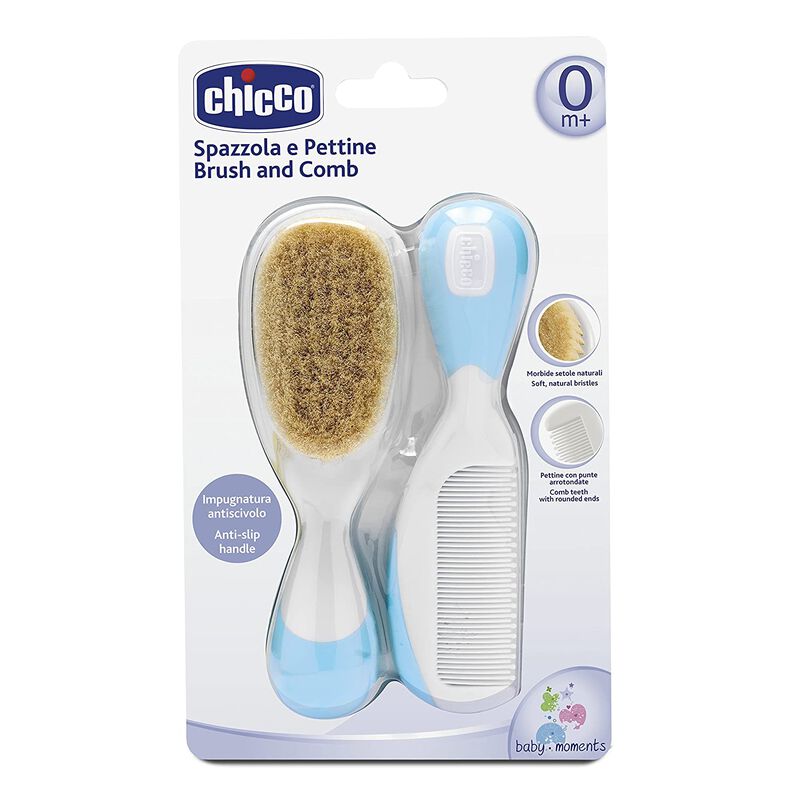 Chicco - New Brush and Comb Light Blue