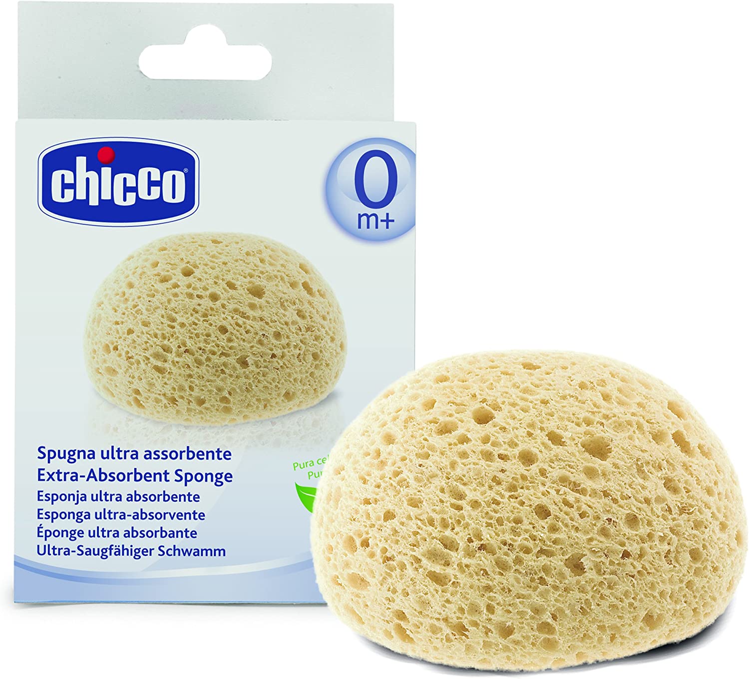 Chicco Sponge Ultra Absorbent in Pure Natural Cellulose