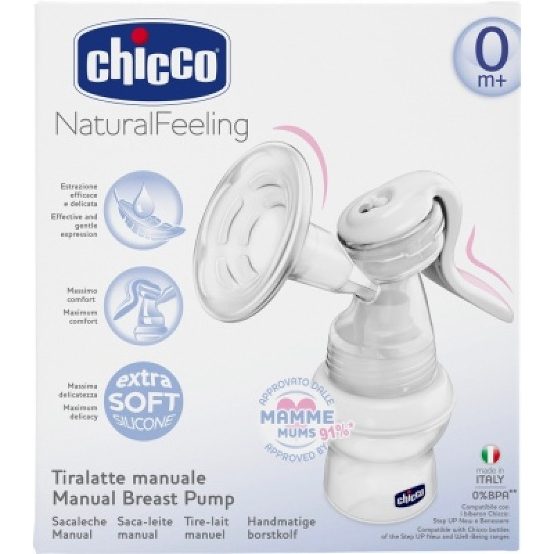 Chicco Manual Breast Pump Natural Feeling Step Up