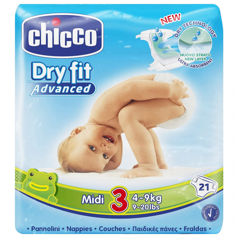 Chicco Dry Fit Plus Size 3 Mini 4-9 KG