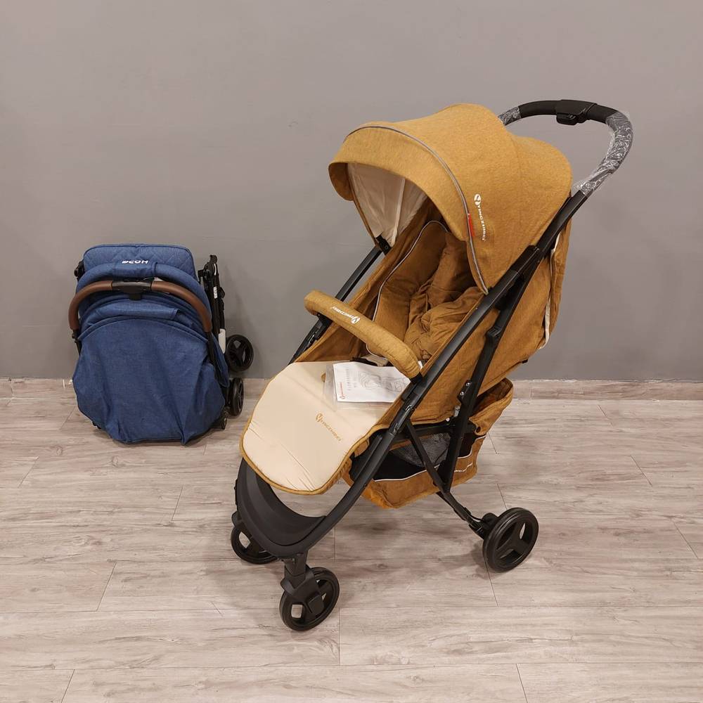 Baby Foldable Stroller Suitable For Travel - Khaki