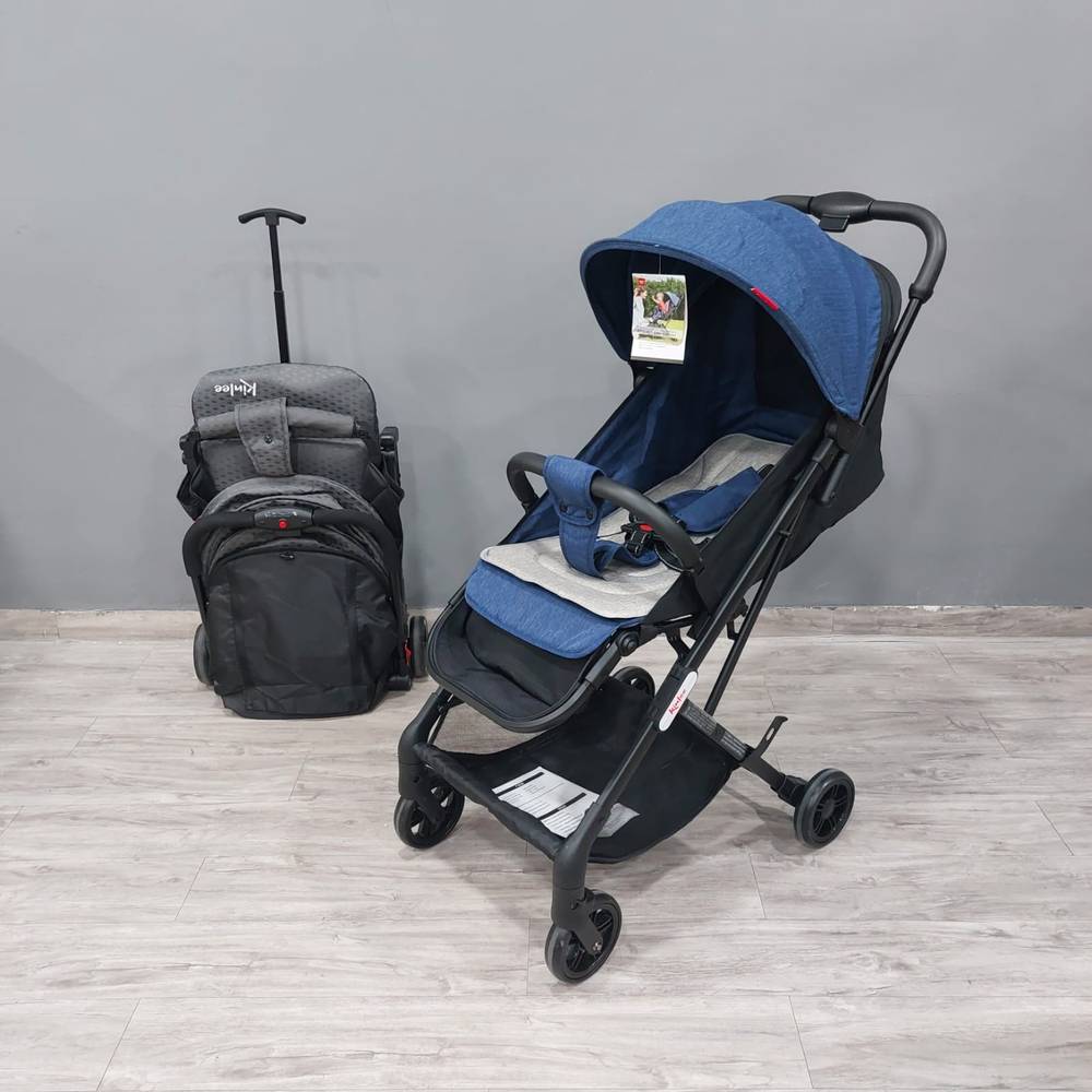 Baby Foldable Stroller Suitable For Travel - Blue
