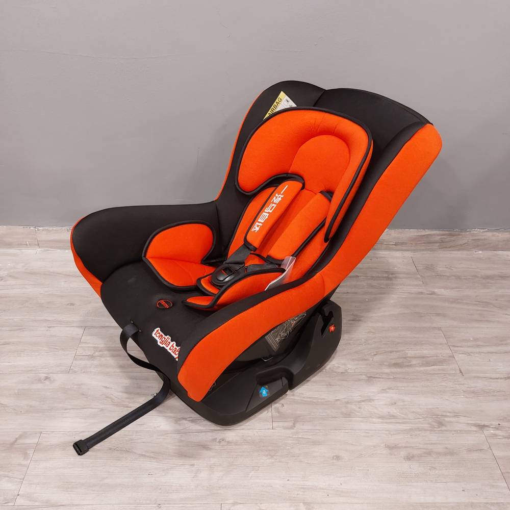 Baby Car Seat - Black & Orange