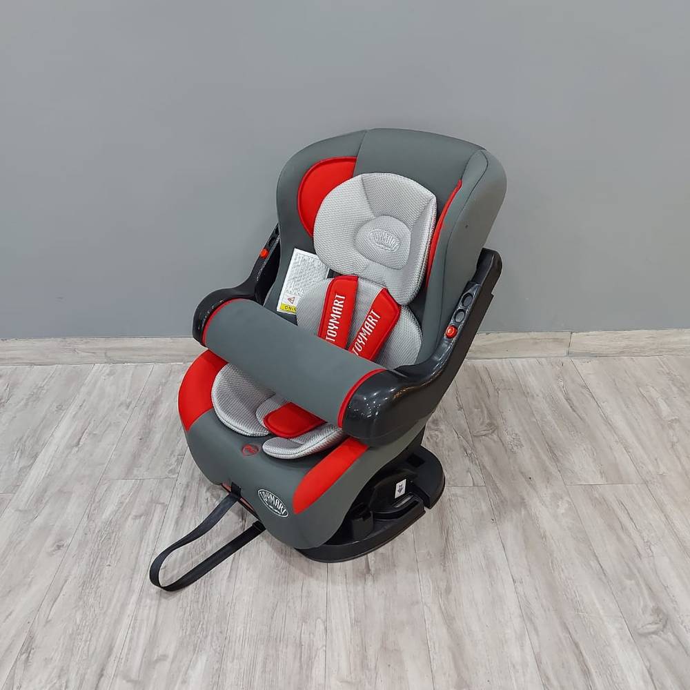 Toy Mart Car Seat, Red and Grey