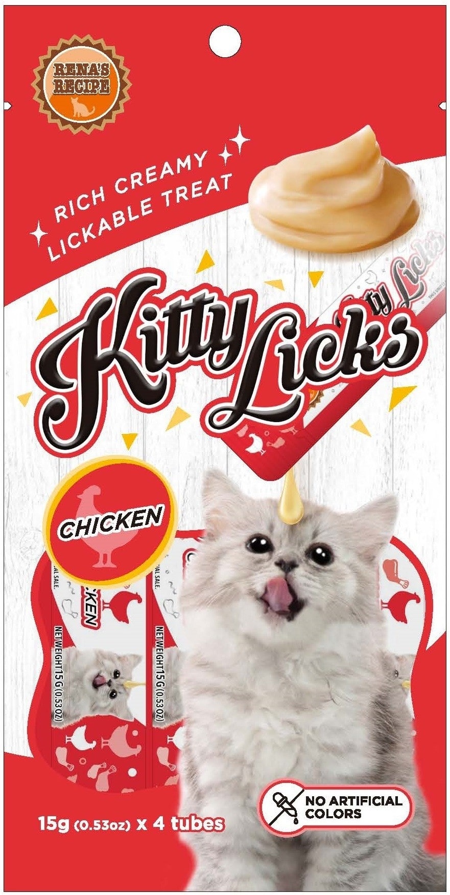 KittyLicks Sweet Cat Meat Puree-Chicken Flavor 14g*5pcs