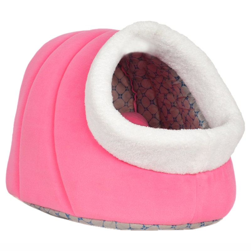 Pet Pretty Eskimo Fleece Cat Dog Nest Pink 45 cm