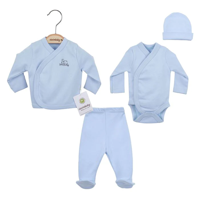 Clothes with underwear set for babies - blue