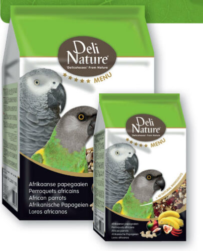 800g Deli Nature 5* Menu African Parrots Five Star African Grey Parrot Food