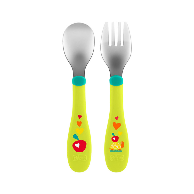 Chicco Metal Cutlery, +18 Months