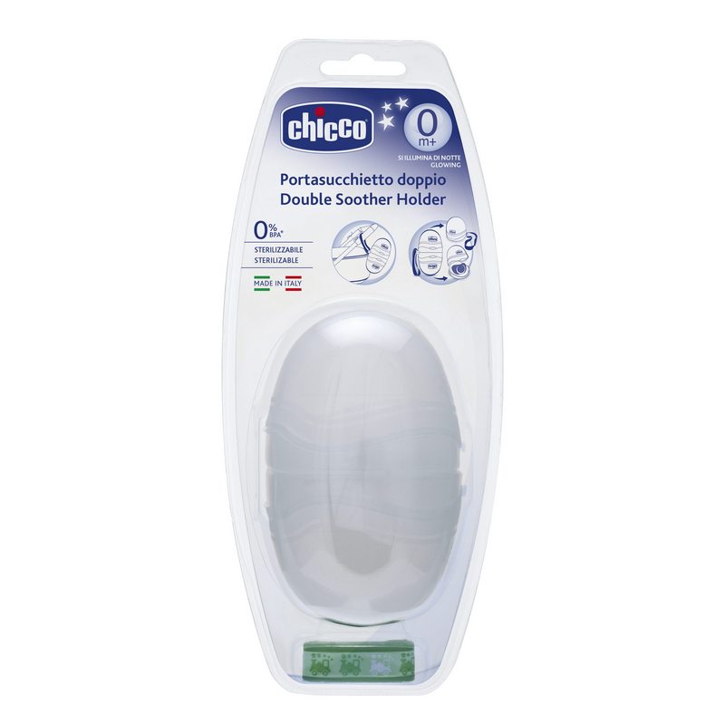 Chicco Double Soother Holder - White