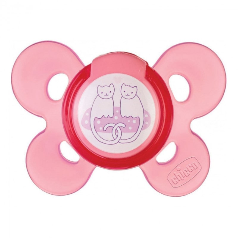 Chicco Physio Comfort Pink (6-12M) Silicone 1 Piece