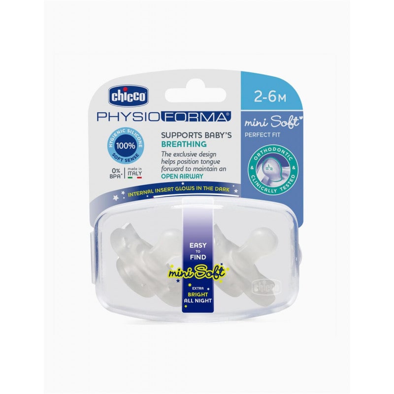 Chicco Soothers Mini Soft 2 Pcs