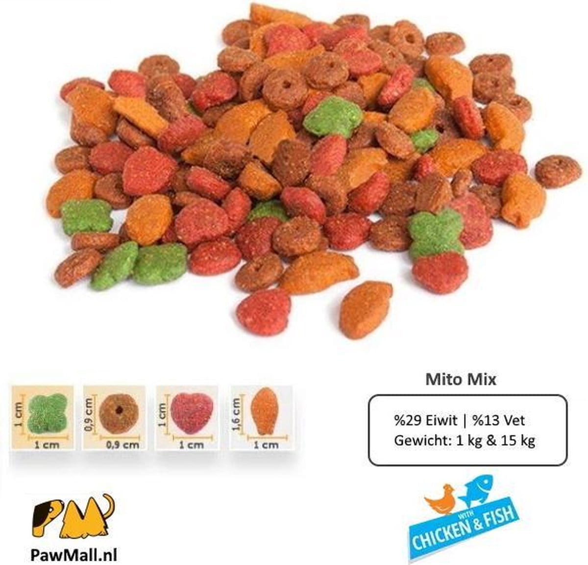 Mito Mix Chicken & Fish - Cat food - 1 kg