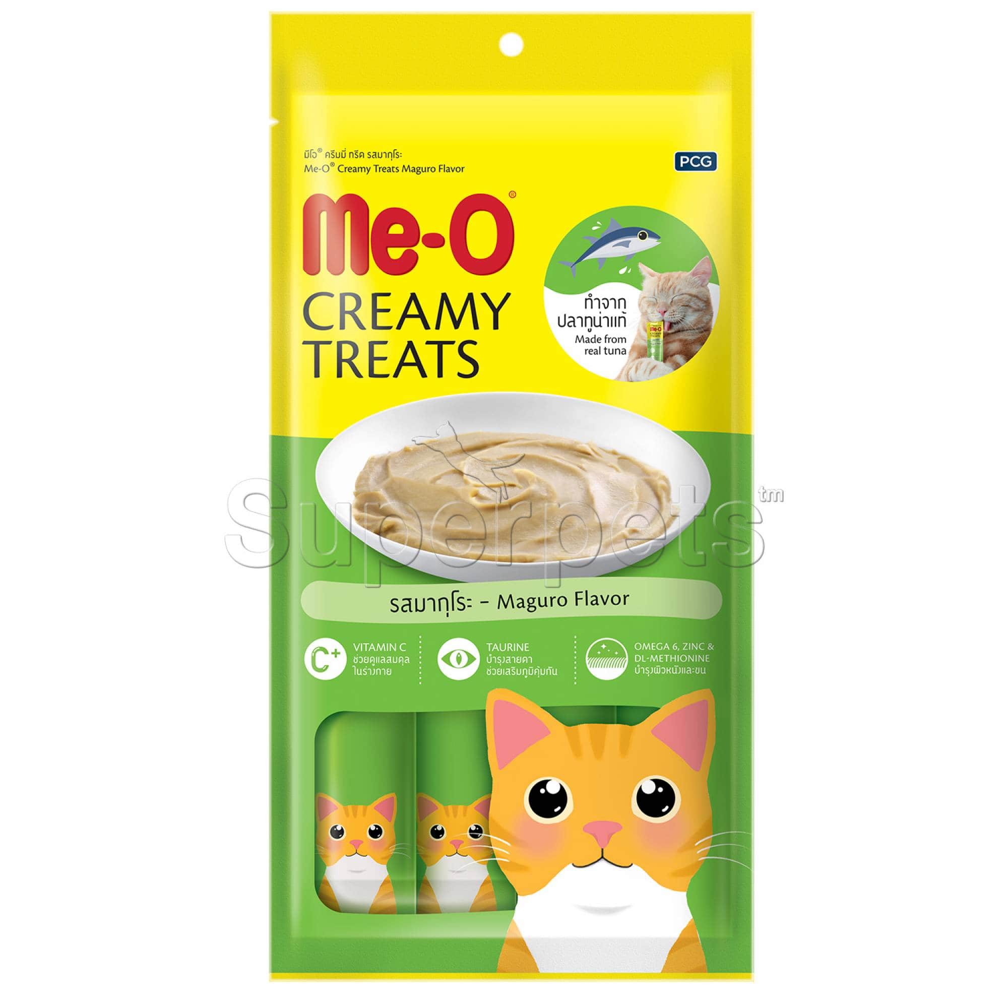 Me-O - Creamy Cat Treats - Maguro 4x15g