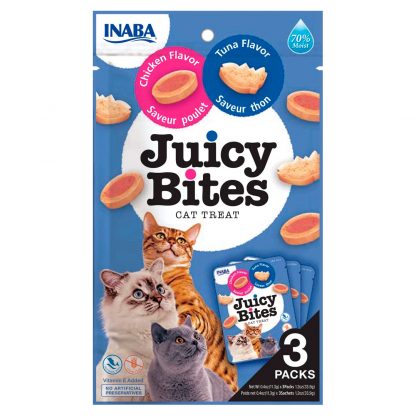 Inaba Juicy Bites tuna/chicken 1.2z