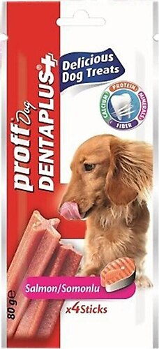 Proff Dog Dentaplus Salmon Dog Prize Stick X4 Sticks