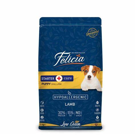 Felicia Low Grain 3 Kg Puppy Lamb Small/Mini Hypoallergenic Dog Food