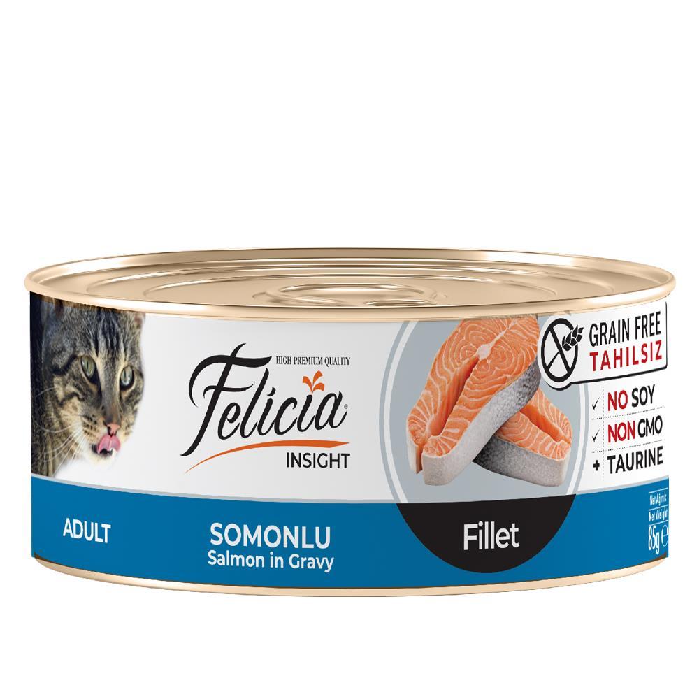 Grainless Salmon Fillet Wet Cat Canned 85 gr