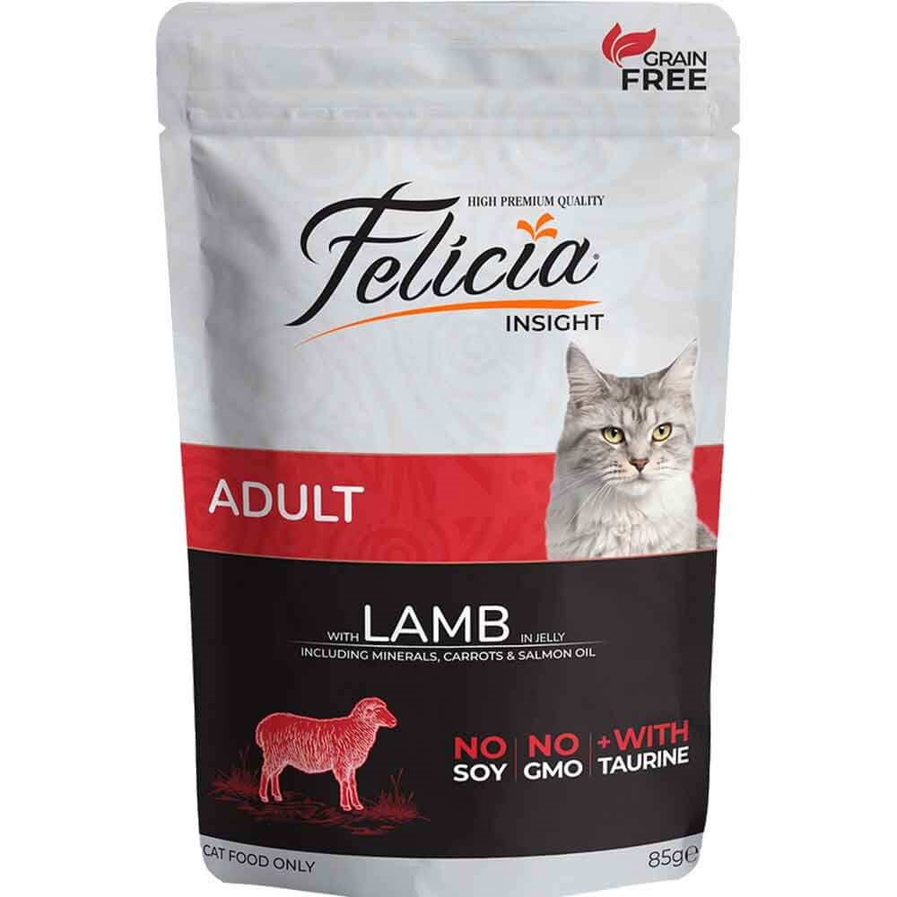 Felicia Adult Wet Cat Food -Lamb in Jelly