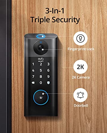 Eufy Security S330 Video Smart Lock 3-in-1