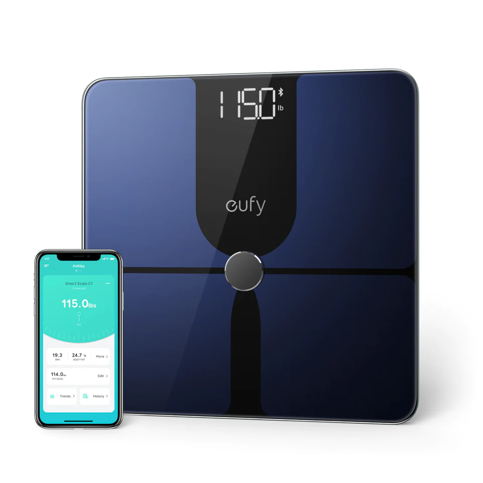 eufy - Smart Scale with Bluetooth, Large LED Display, 14 Measurements