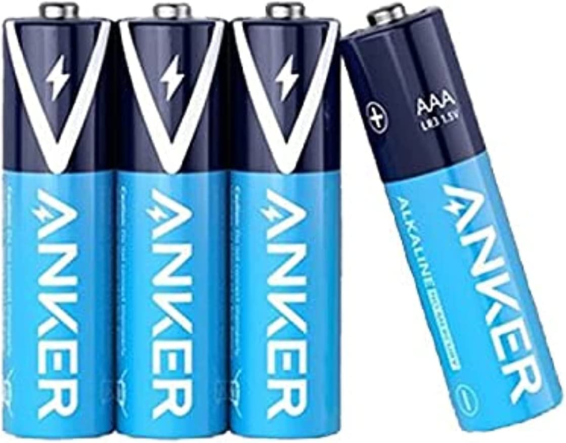 Anker Alkaline AAA Batteries (8-Pack), Long-Lasting & Leak-Proof with PowerLock Technology, High Capacity Triple A Batteries with Adaptive Power and Superior Safety (Non-Rechargeable)