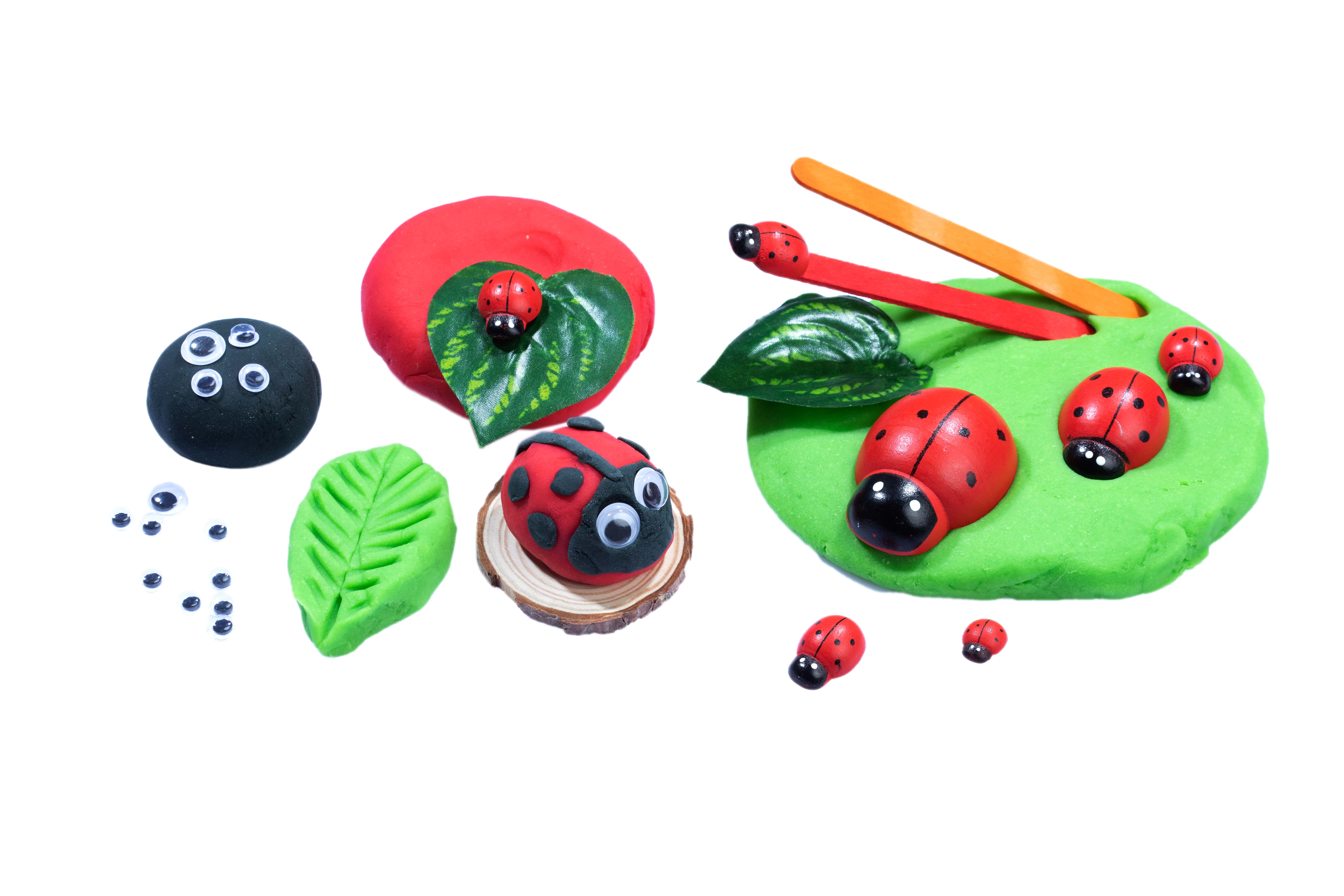 YIPPEE! Sensory Ladybug Playdough Kit: