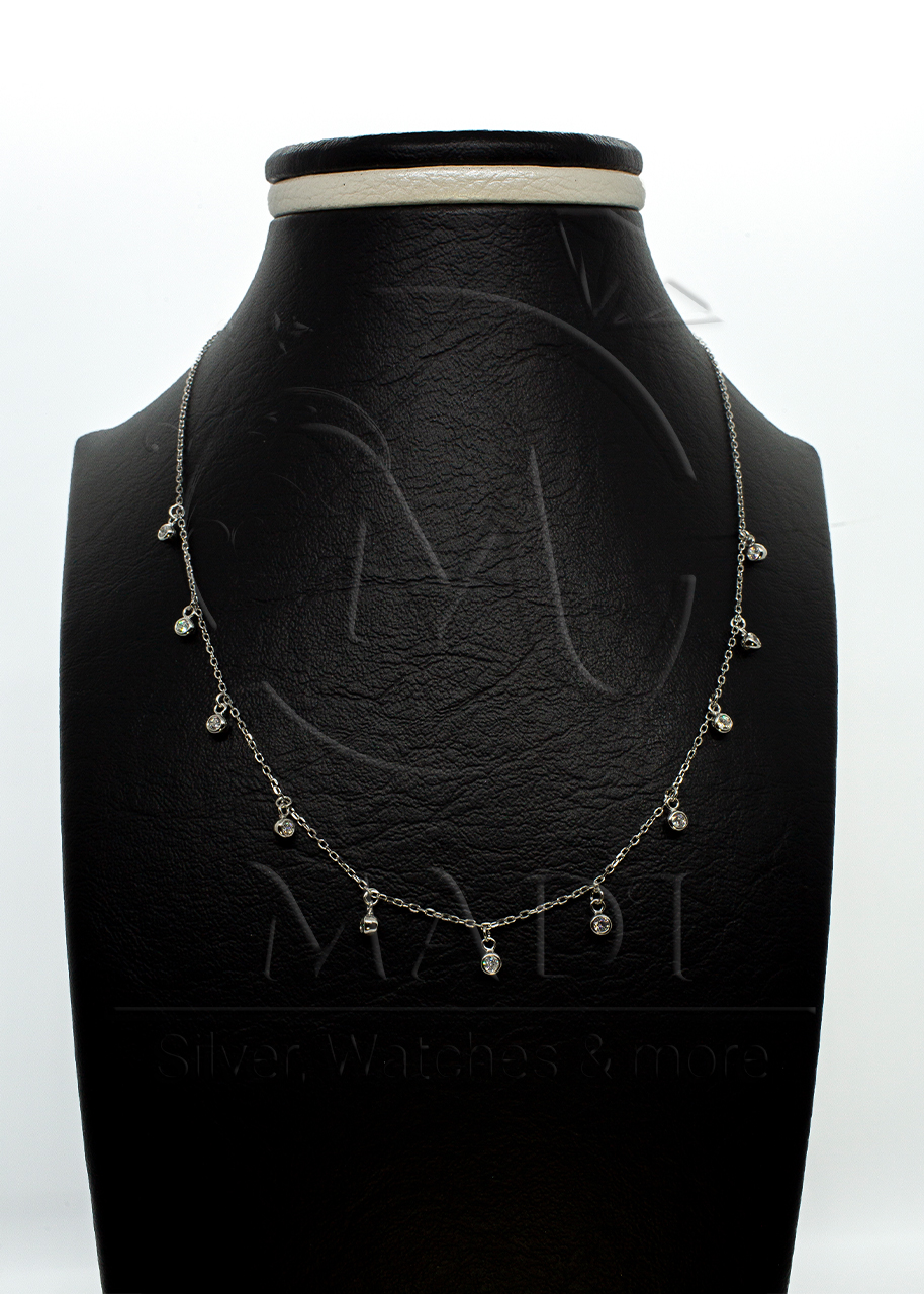 Sterling Silver 925 Farfasha Choker Necklace