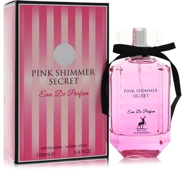 Pink Shimmer Secret By Maison Alhambra Eau De Parfum 3.4 Oz