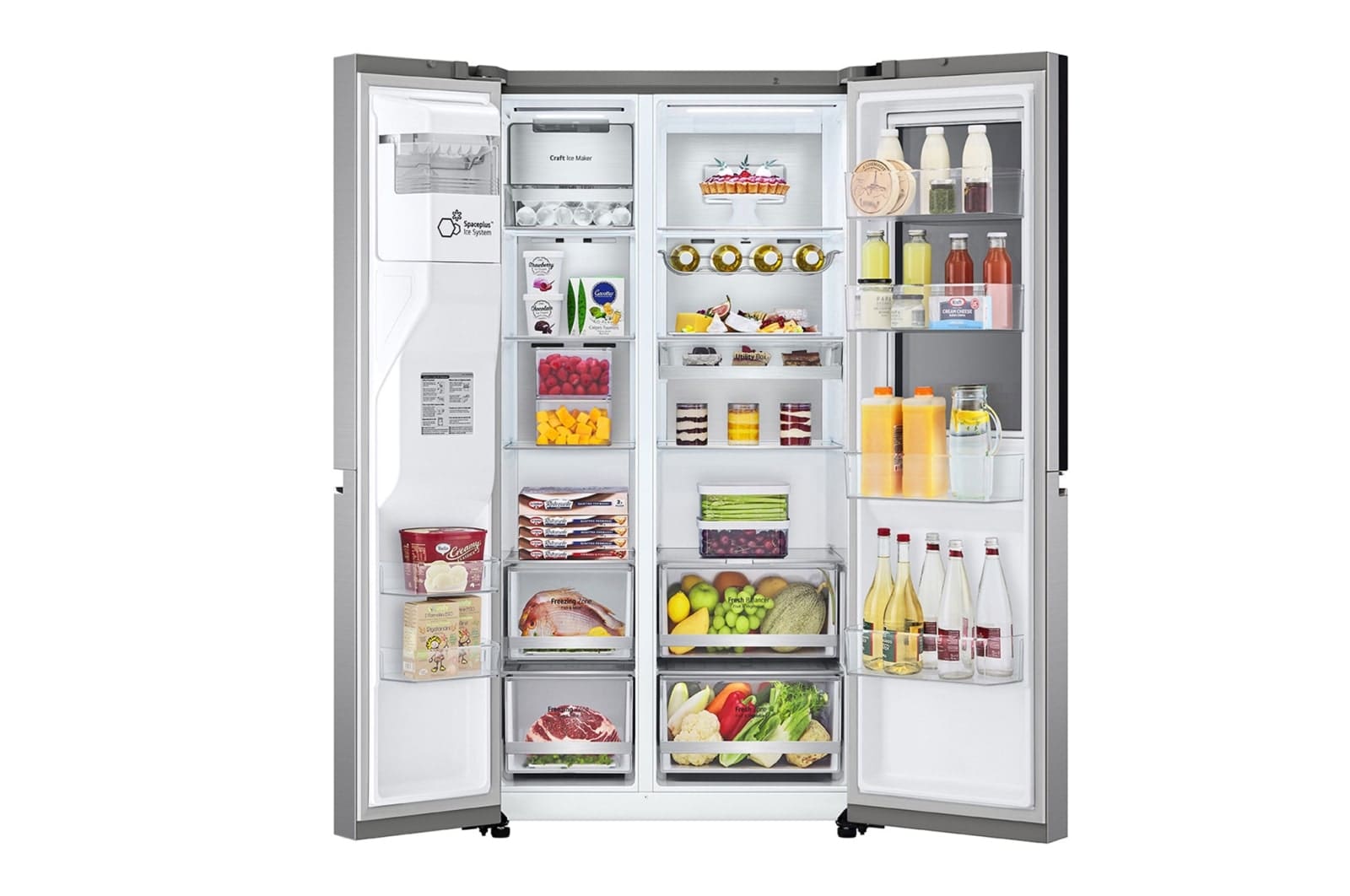 LG 598 Liters InstaView Refrigerator with UVnano™ Technology - Silver