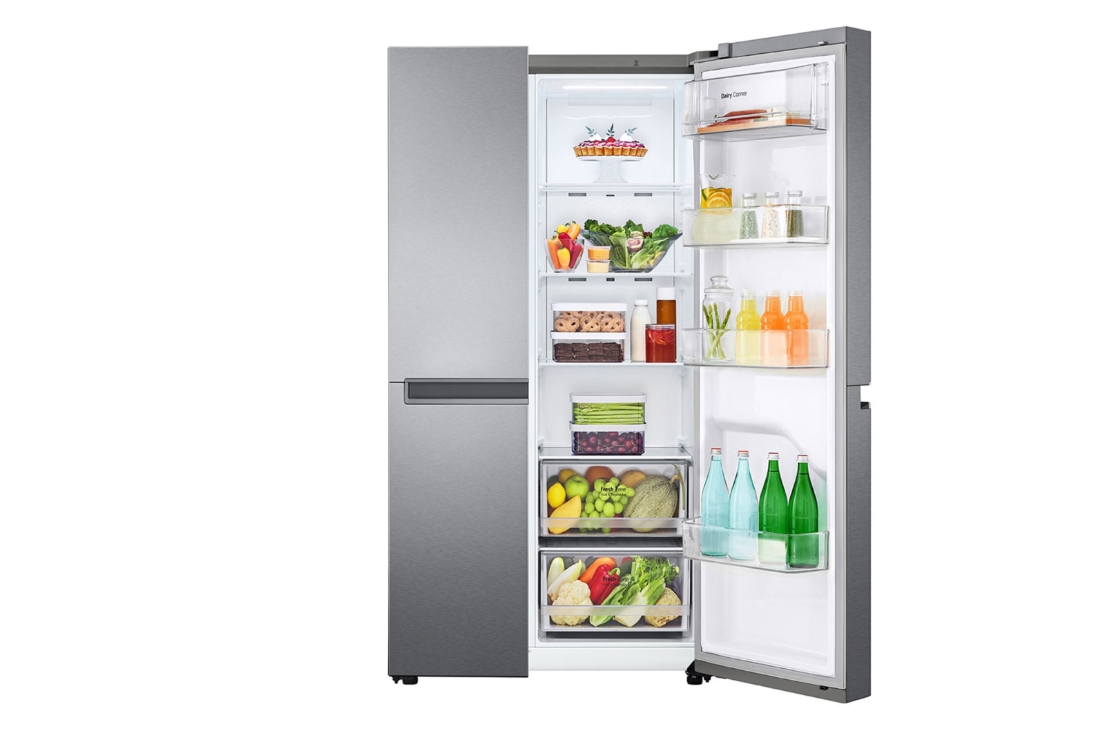 LG 643 Liters Refrigerator With LinearCooling™ Technology - Silver