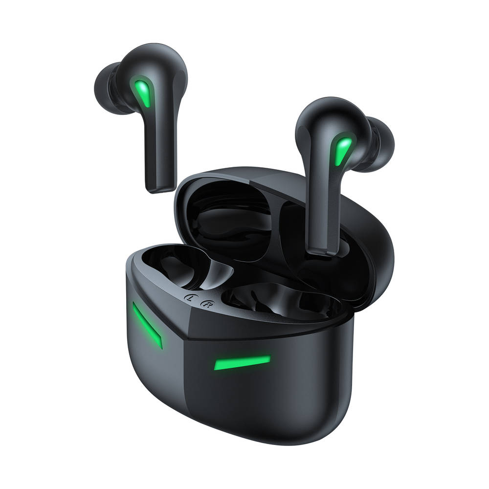 Joyroom earphone headphones wireless TWS Bluetooth 5.0 gaming gaming black (JR-TP2 black)