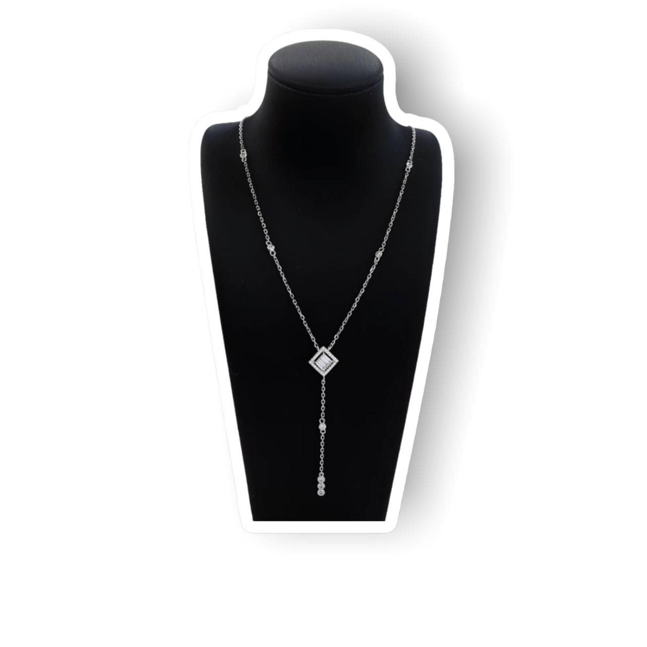 Elegant Silver 925 Necklaces With Cubic Zirconia