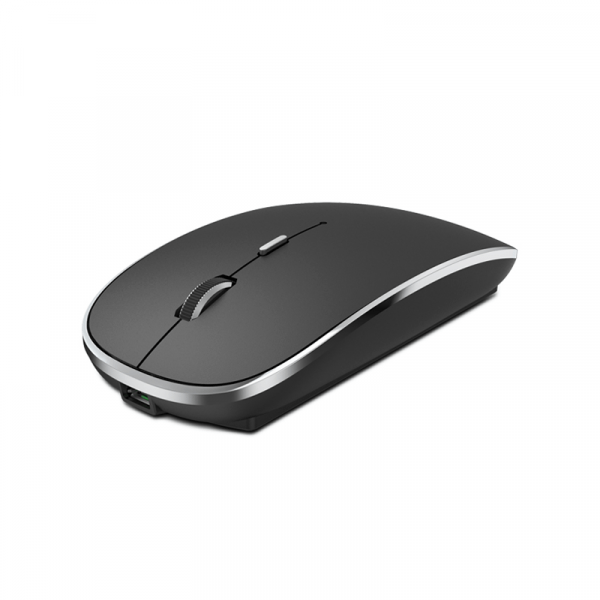 WiWU Rechargeable Mouse Bluetooth & Wireless – Silent to eliminate clicking sounds WM101-Black