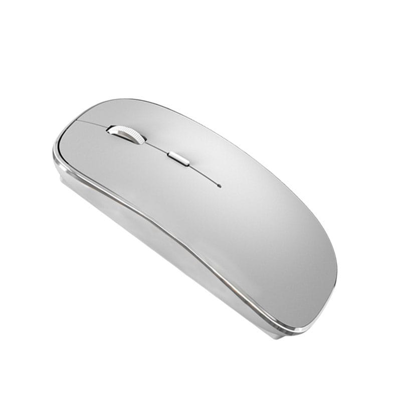 WiWU Rechargeable Mouse Bluetooth & Wireless – Silent to eliminate clicking sounds WM101-Silver