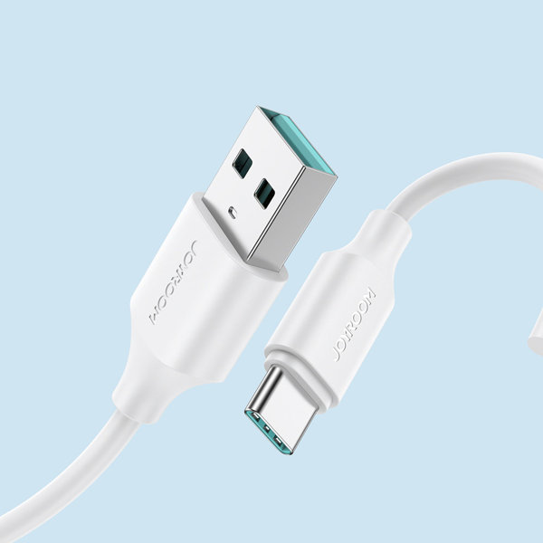 Joyroom USB charging / data cable - USB Type C 3A 1m white (S-UC027A9)