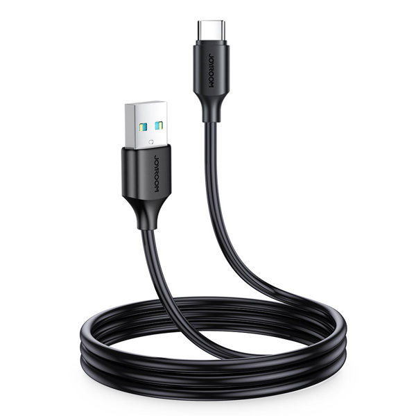 Joyroom USB charging / data cable - USB Type C 3A 2m black (S-UC027A9)