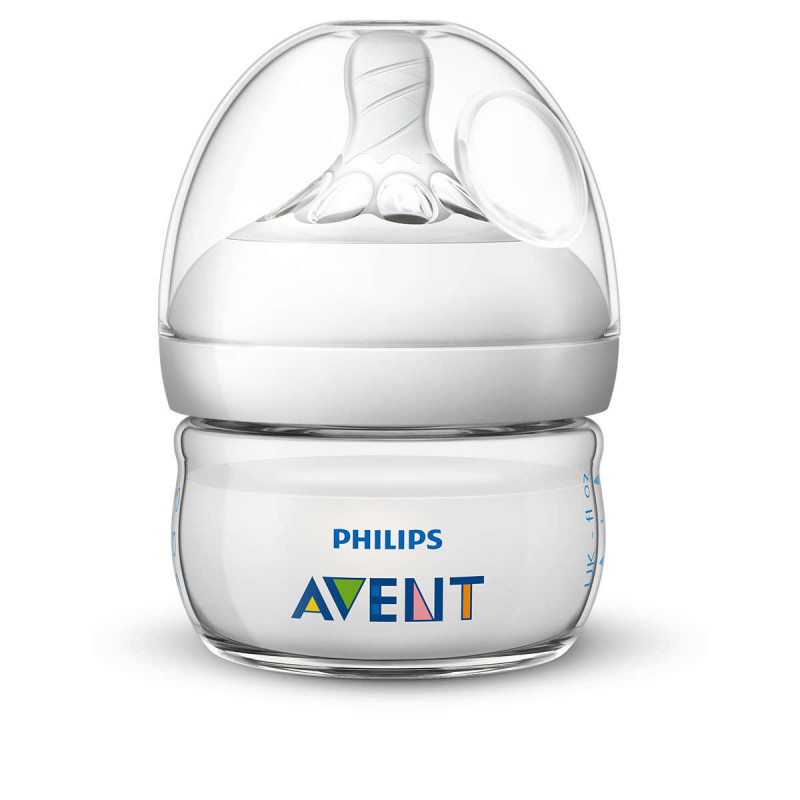 Philips Avent Natural Feeding Bottle, 60 ml for Newborn