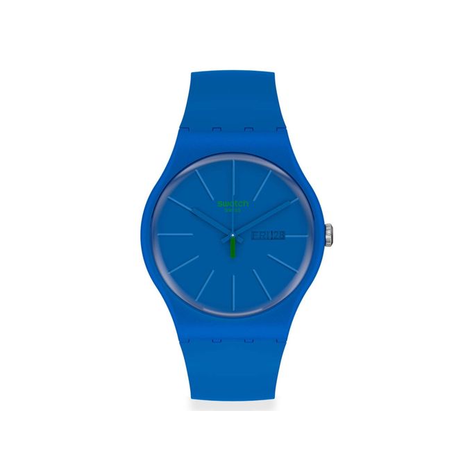 Swatch Beltempo Blue Rubber Unisex Watch So29N700