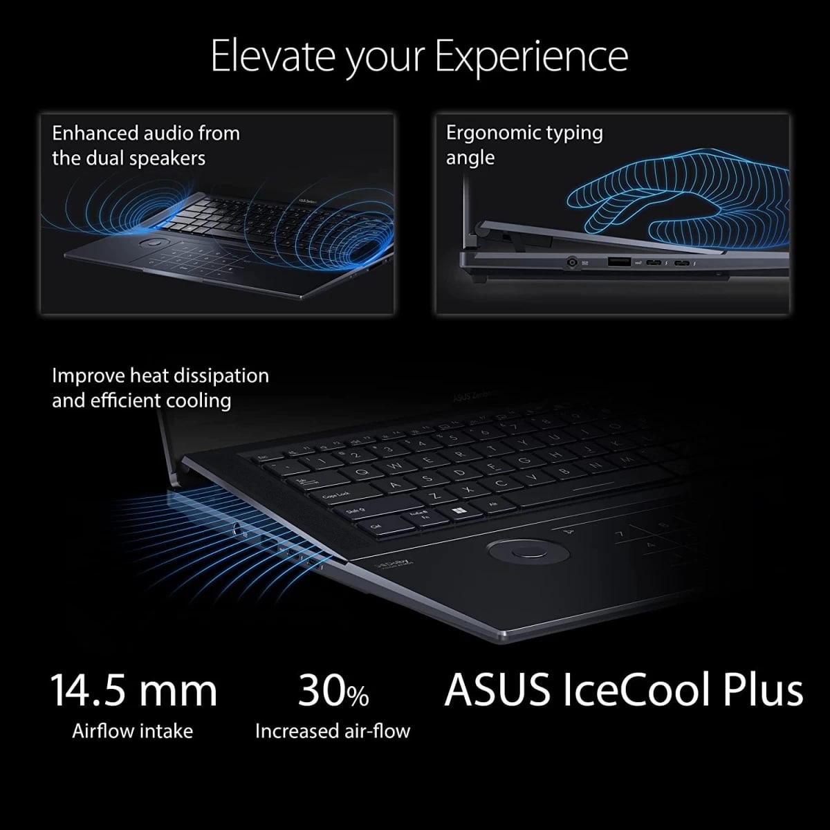 ASUS Zenbook Pro 16X OLED UX7602ZM-ME008X 12Gen Core i7 12700H up to 4.7GHz 24M Cash 14-Cores