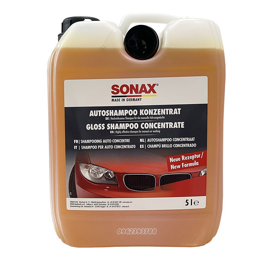 SONAX GLOSS SHAMPOO CONCENTRATE 5L