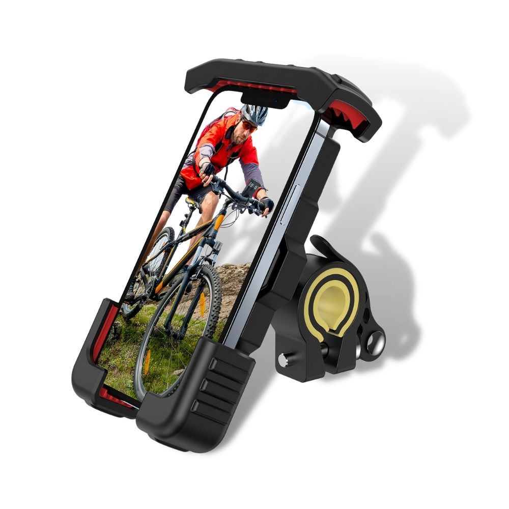 Joyroom JR-ZS264 Phone Holder For Bicycle and Motorcycle – Black Red