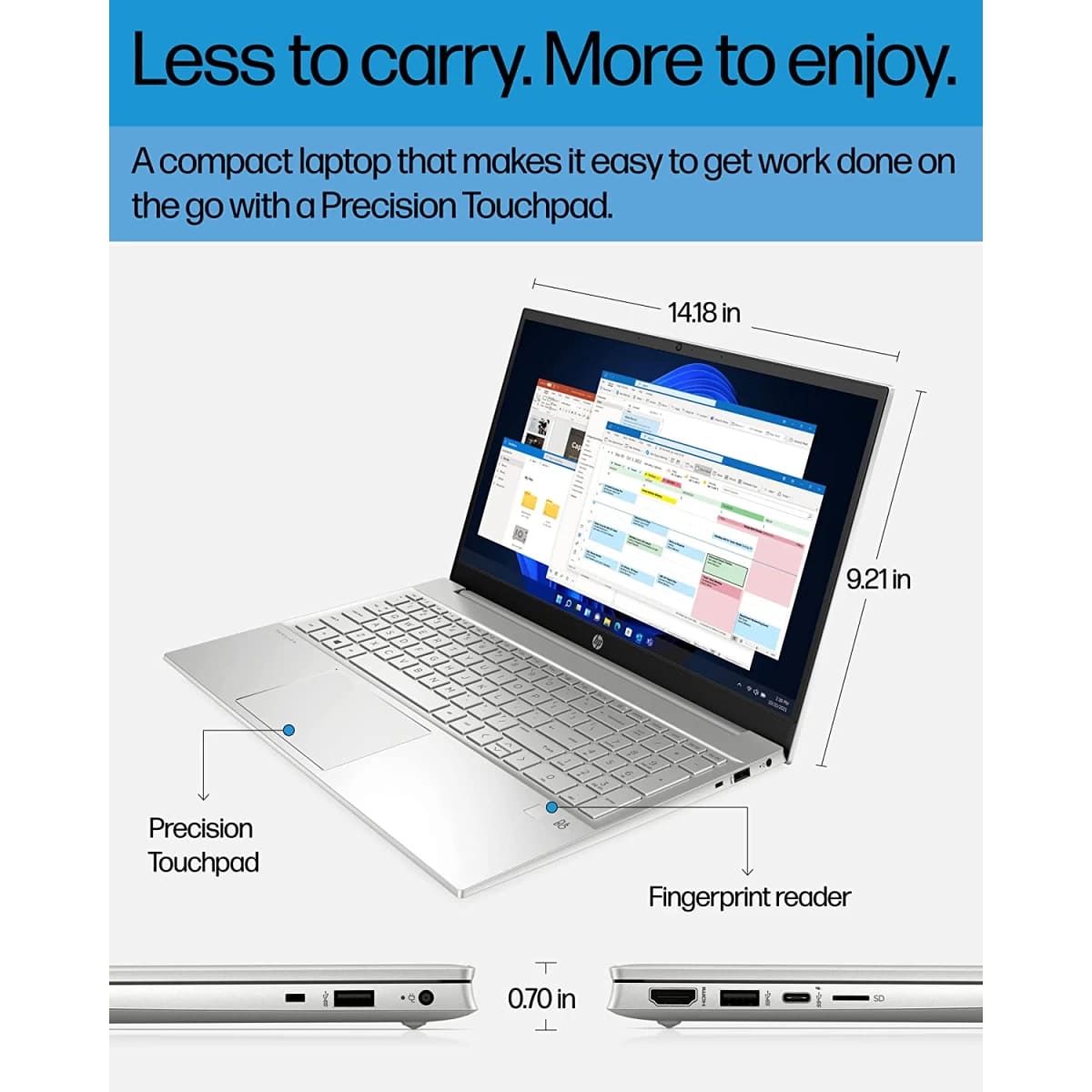 HP Pavilion Laptop 15-eg2002ne 12Gen Intel Core i5 up to 4.4GHz 12M Cash 10-Cores