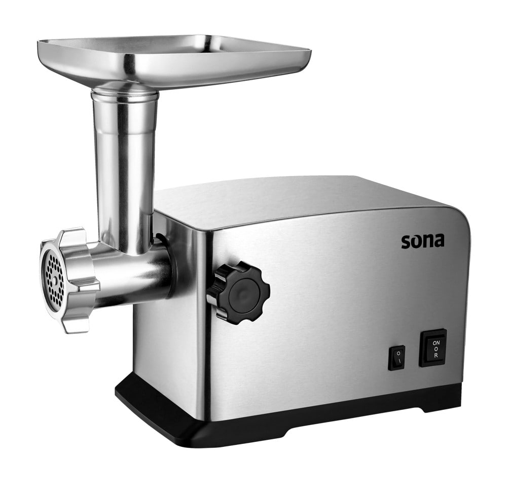 Sona Meat Grinder 1200 W 4 functions Stainless steel