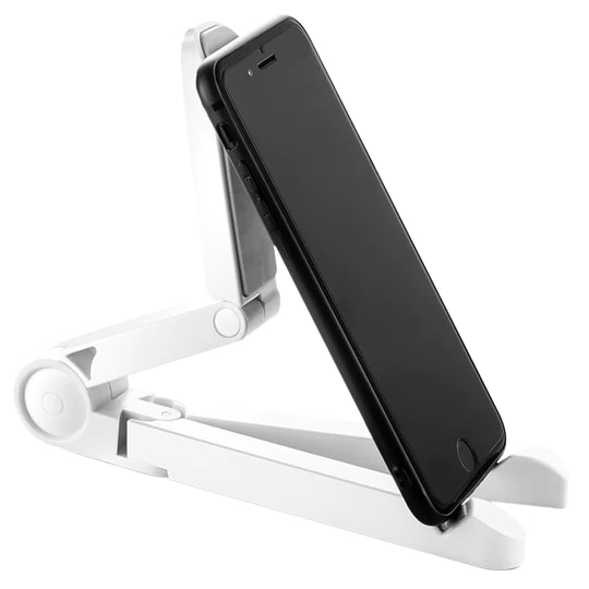 JOYROOM ZS-120 Plate Bracket Foldable Stand Tablet Handlebar Dashboard Mount Holder On Desk Bracket - White