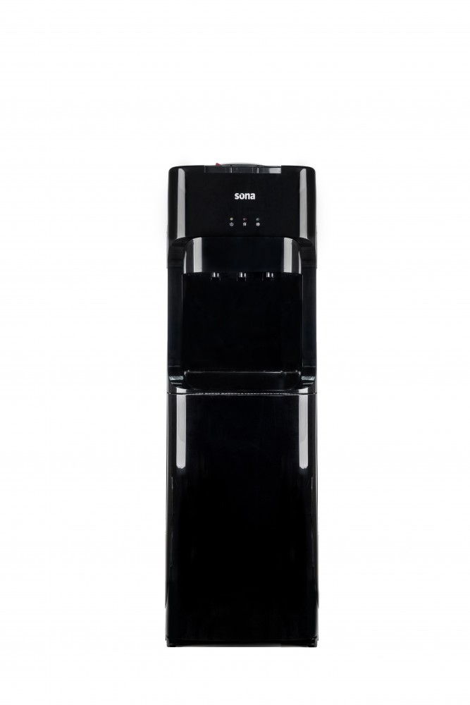 Sona Water Dispenser Black Hot, Warm, Cold Water 3 Faucet Design