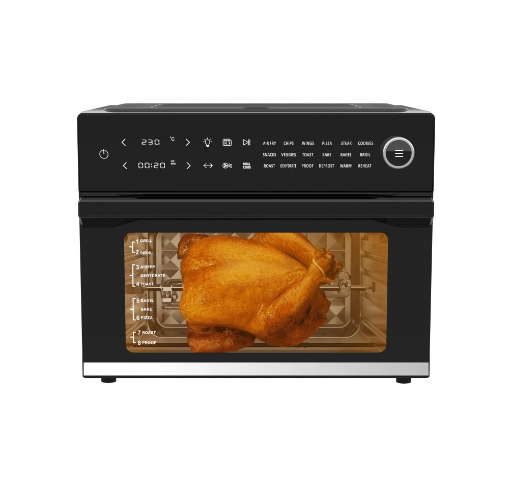 Sona Air Fryer Oven 1800 W 18 Programs 30 L 360 Hot Air Circulation System