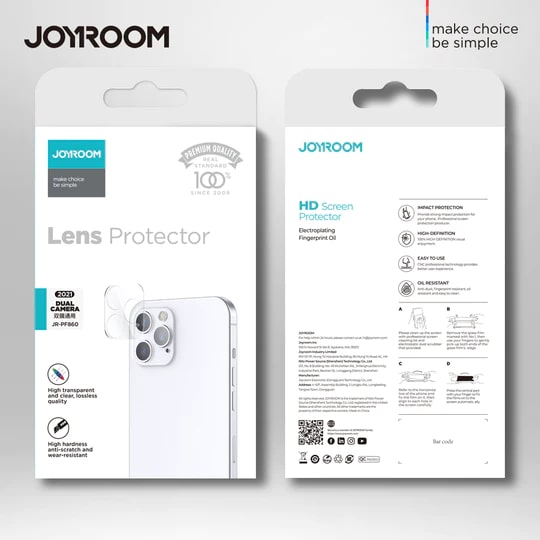 JOYROOM Mirror Series Lens Protector for iP14-6.1 inch iP14 Max-6.7inch
